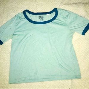 Nollie light green T with Dk green finish size M